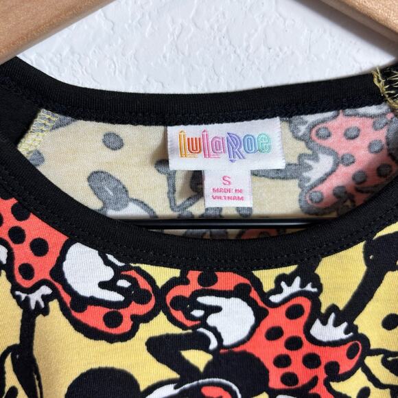 LULAROE DISNEY MINNIE MOUSE LIMITED EDITION WOMEN SHIRT SIZE SMALL - Picture 3 of 4